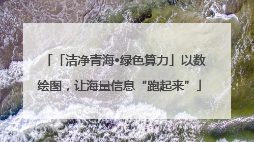 「洁净青海•绿色算力」以数绘图，让海量信息“跑起来”