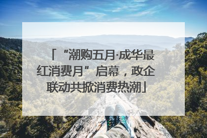 “潮购五月·成华最红消费月”启幕，政企联动共掀消费热潮