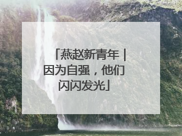 燕赵新青年｜因为自强，他们闪闪发光