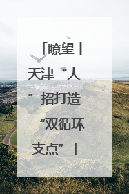 瞭望丨天津“大”招打造“双循环支点”