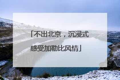 不出北京，沉浸式感受加勒比风情