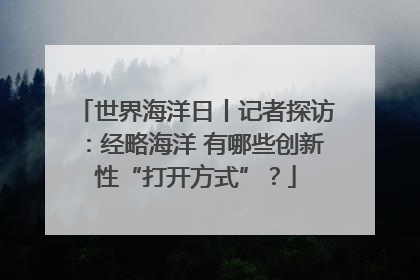 世界海洋日丨记者探访：经略海洋 有哪些创新性“打开方式”？