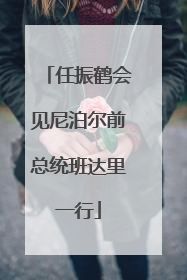 任振鹤会见尼泊尔前总统班达里一行