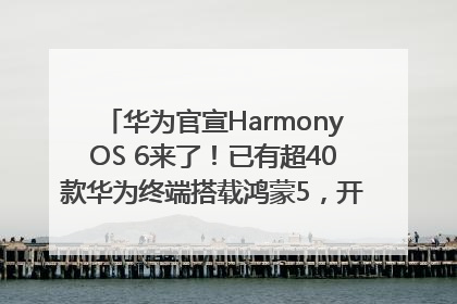 华为官宣HarmonyOS 6来了！已有超40款华为终端搭载鸿蒙5，开发者突破800万
