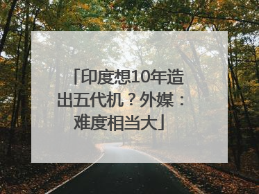 印度想10年造出五代机？外媒：难度相当大