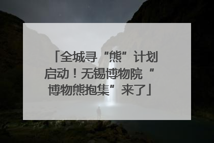全城寻“熊”计划启动！无锡博物院“博物熊抱集”来了