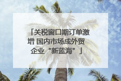 关税窗口期订单激增 国内市场成外贸企业“新蓝海”