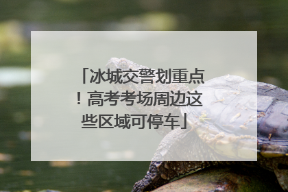 冰城交警划重点！高考考场周边这些区域可停车