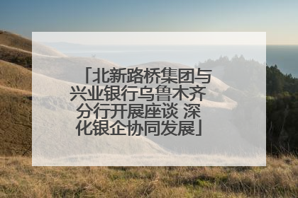 北新路桥集团与兴业银行乌鲁木齐分行开展座谈 深化银企协同发展