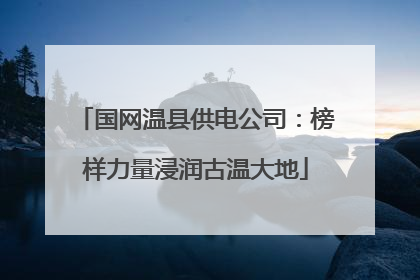 国网温县供电公司：榜样力量浸润古温大地