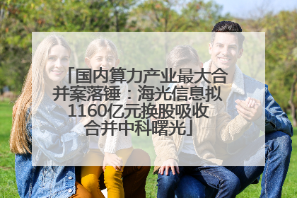 国内算力产业最大合并案落锤：海光信息拟1160亿元换股吸收合并中科曙光