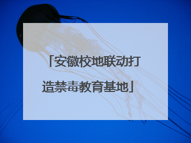 安徽校地联动打造禁毒教育基地