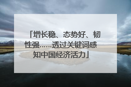 增长稳、态势好、韧性强……透过关键词感知中国经济活力