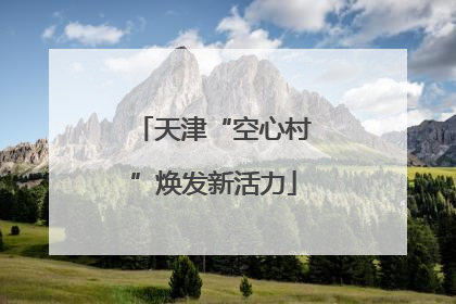天津“空心村”焕发新活力