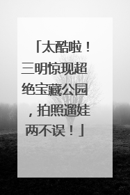 太酷啦！三明惊现超绝宝藏公园，拍照遛娃两不误！
