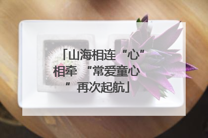 山海相连“心”相牵 “常爱童心”再次起航