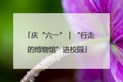 庆“六一”｜“行走的博物馆”进校园