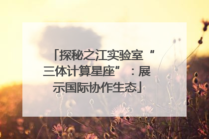 探秘之江实验室“三体计算星座”：展示国际协作生态
