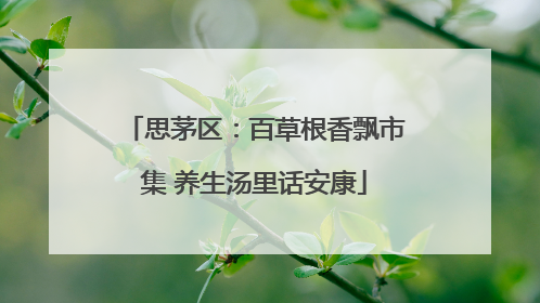 思茅区：百草根香飘市集 养生汤里话安康