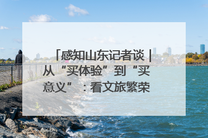 感知山东记者谈｜从“买体验”到“买意义”：看文旅繁荣背后的幸福新定义