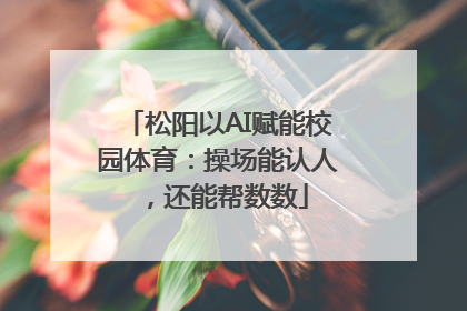 松阳以AI赋能校园体育：操场能认人，还能帮数数