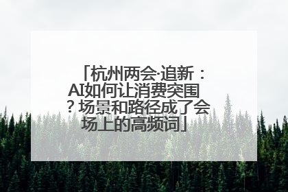 杭州两会·追新：AI如何让消费突围？场景和路径成了会场上的高频词