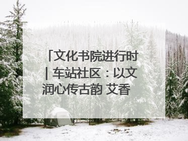文化书院进行时｜车站社区：以文润心传古韵 艾香氤氲睦邻情