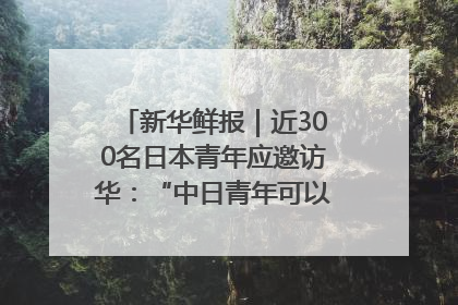 新华鲜报｜近300名日本青年应邀访华：“中日青年可以创造更好的未来”