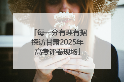 每一分有理有据 探访甘肃2025年高考评卷现场
