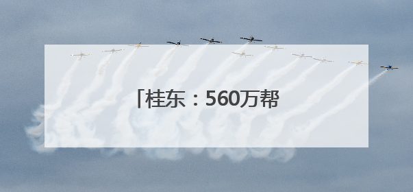 桂东：560万帮扶资金的背后故事