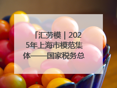 汇劳模｜2025年上海市模范集体——国家税务总局上海市徐汇区税务局第一税务所