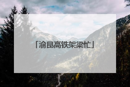 渝昆高铁架梁忙