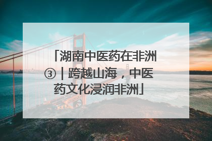 湖南中医药在非洲③｜跨越山海，中医药文化浸润非洲