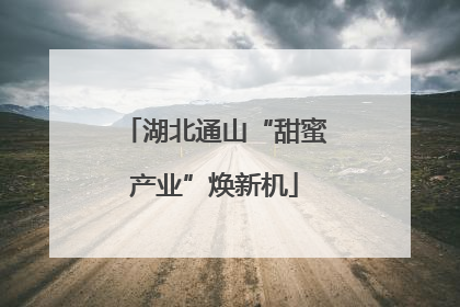 湖北通山“甜蜜产业”焕新机