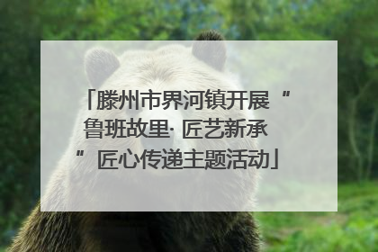 滕州市界河镇开展“鲁班故里· 匠艺新承”匠心传递主题活动