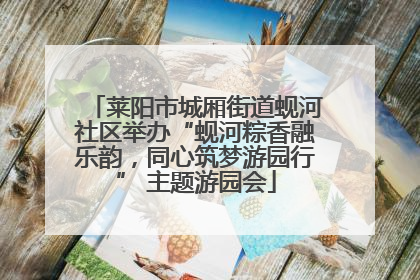 莱阳市城厢街道蚬河社区举办“蚬河粽香融乐韵，同心筑梦游园行” 主题游园会