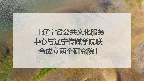 辽宁省公共文化服务中心与辽宁传媒学院联合成立两个研究院