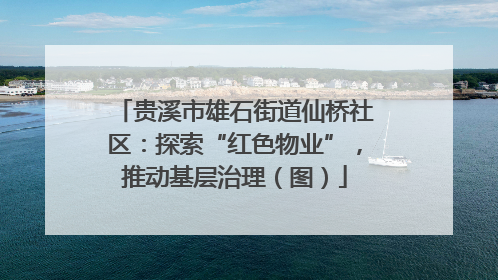 贵溪市雄石街道仙桥社区：探索“红色物业”，推动基层治理（图）