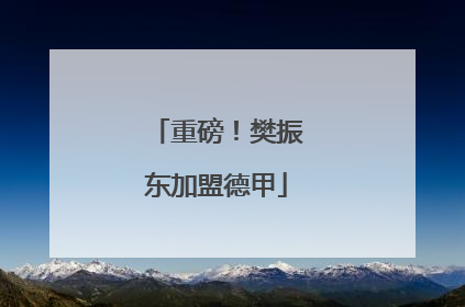 重磅！樊振东加盟德甲