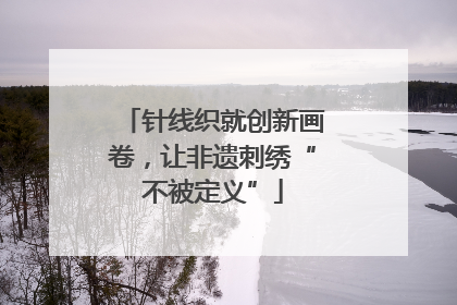 针线织就创新画卷，让非遗刺绣“不被定义”
