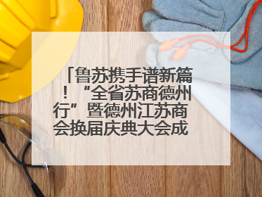 鲁苏携手谱新篇！“全省苏商德州行”暨德州江苏商会换届庆典大会成功举办