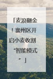 麦浪翻金！襄州区开启小麦收割“智能模式”