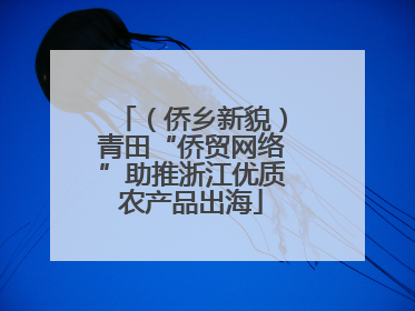 （侨乡新貌）青田“侨贸网络”助推浙江优质农产品出海