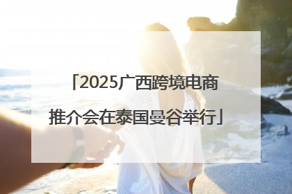 2025广西跨境电商推介会在泰国曼谷举行