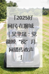 2025好网民·在聊城｜吴聿晟：党徽映“税”月 网播传政声
