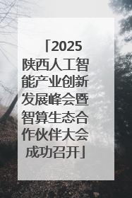 2025陕西人工智能产业创新发展峰会暨智算生态合作伙伴大会成功召开