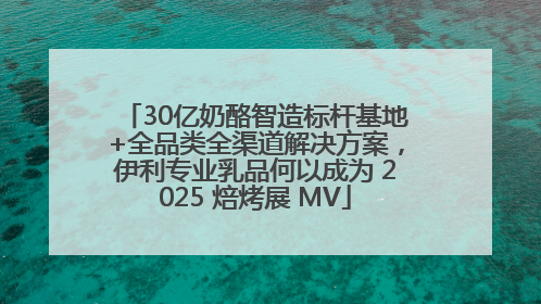 30亿奶酪智造标杆基地+全品类全渠道解决方案，伊利专业乳品何以成为 2025 焙烤展 MV
