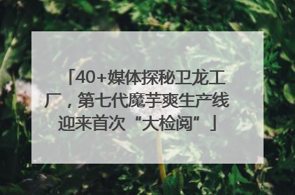 40+媒体探秘卫龙工厂，第七代魔芋爽生产线迎来首次“大检阅”